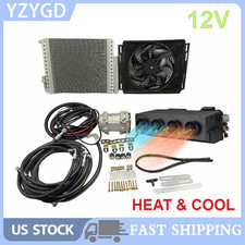 Dc 12v Electric Air Conditioner Coolheat Universal Underdash Auto Car Ac Kit Dc 12v Electric Air Conditioner Coolheat Universal Underdash Auto Car Ac Kit
