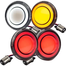 Eagle Lights HALOS 2" Front and Rear LED Turn Signals for Harley-Davidson® Motor