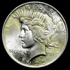 1923 Peace Dollar 90% Silver - BU Uncirculated  #P33