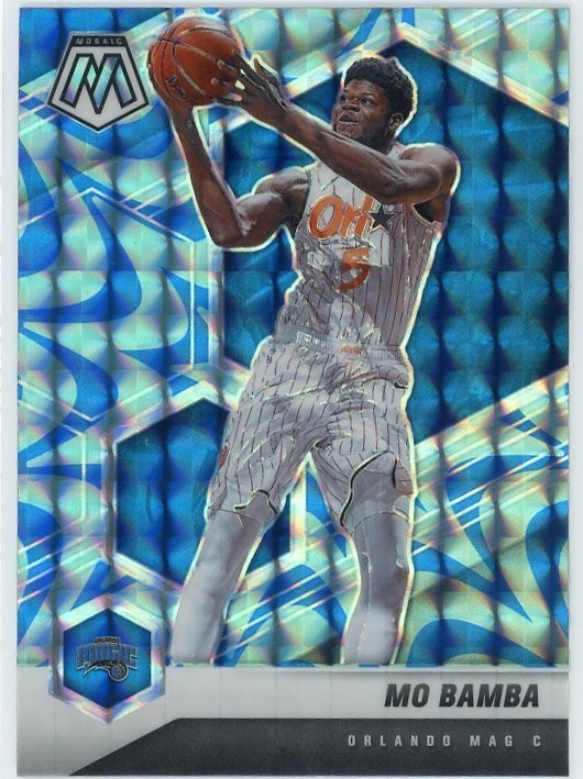 2020-21 Panini Mosiac - Reacitve Blue Prizm - Mo Bamba #38