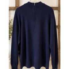 Designers Originals Navy Knit Sweater – Large/40, Made in USA