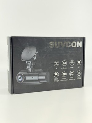 SUVCON Dash Cam Front and Rear, 1080P Dash Camera for Cars, 3 Channel Car Camera