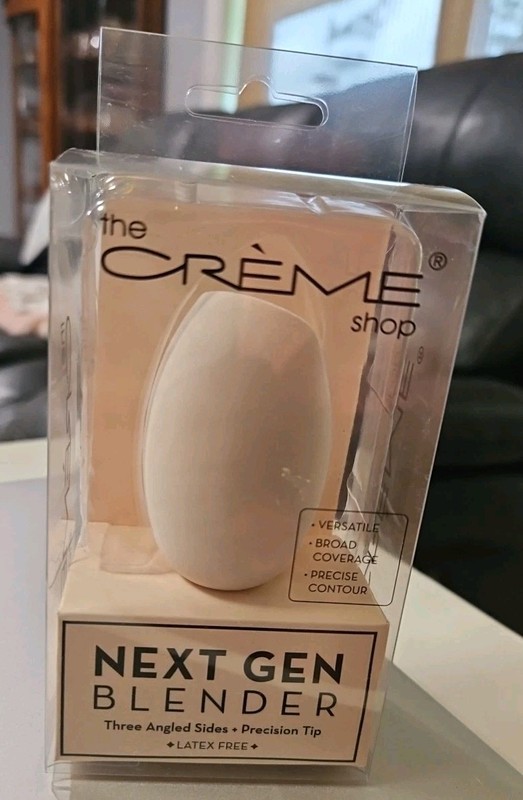 The Crème Shop Next Gen Blender Makeup Sponge Latex Free 3 Angled Sides