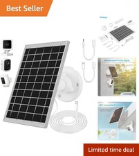 7W Solar Panel for Ring Camera, USB Ring Solar Panel for Security Camera with...