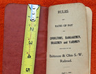 1907 Baltimore & Ohio South West Railway B&OSW Railroad Conductor Baggagemen Pay — photo 1
