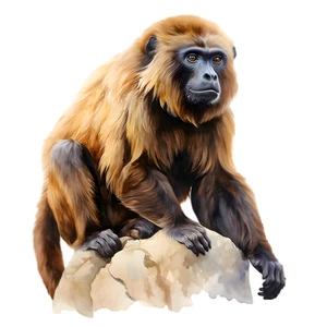 Monkey Ape Animal Jungle Self Adhesive Vinyl Sticker