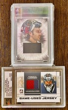2- Both Roberto Luongo Game Used Worn Jersey Patch ITG Ultimate Canucks Relics🚨