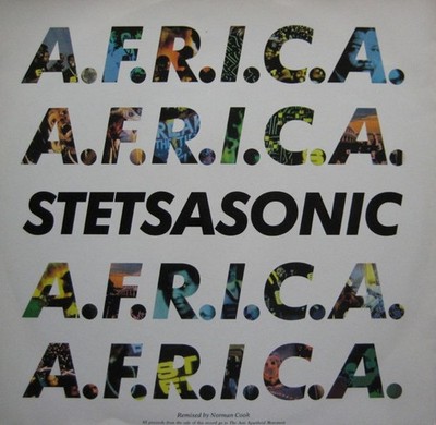 Stetsasonic - A.F.R.I.C.A - UK 12'' Vinyl - 1990 - Go Beat