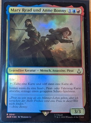 MTG | Mary Read und Anne Bonny | NM | DE | ACR 0061 | Assassin's Creed  | FOIL