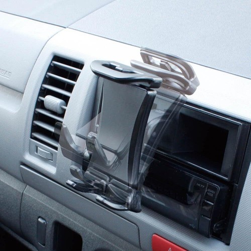 New Tsuchiya Yak Audio Parts DIN BOX Tablet Holder VP-D13 up to 10-inch tablet - Picture 2 of 6