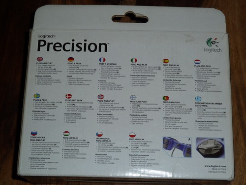KONTROLER JOYSTICKA/GAMEPADA RETRO - LOGITECH PRECISION BOX - USB - Zdjęcie 4 z 10