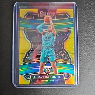 2019 PJ Washington Jr. Panini select gold /10 #93
