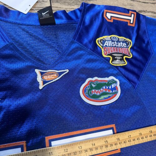 Tim Tebow #15 Florida Gators SEC Nike Authentic Stitched Jersey L Recycled Fiber - Picture 4 of 11