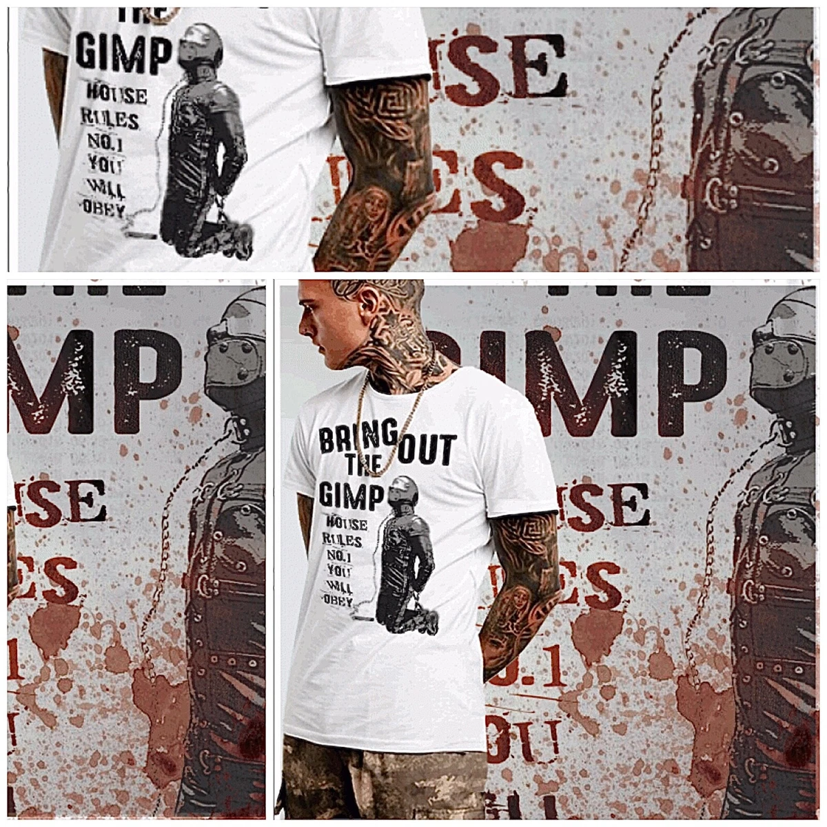 BDSM NYC T-Shirt Bondage Gimp Sensory Deprivation DOM Submissive