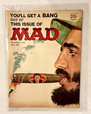 MAD Magazine October 1963 82 Fidel Castro Cigar Cover
