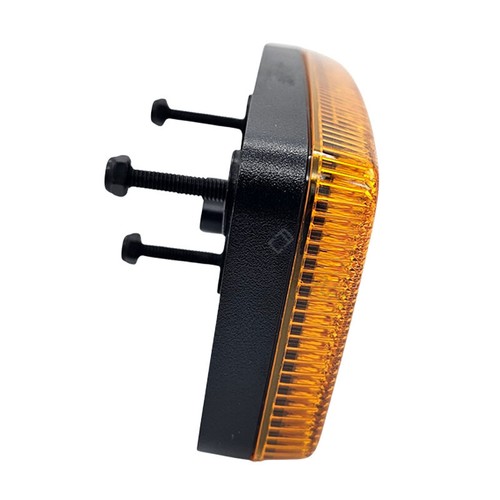 LED Indicator Light 24V Tail Light Amber Lens TYRI 1409A - Picture 3 of 4
