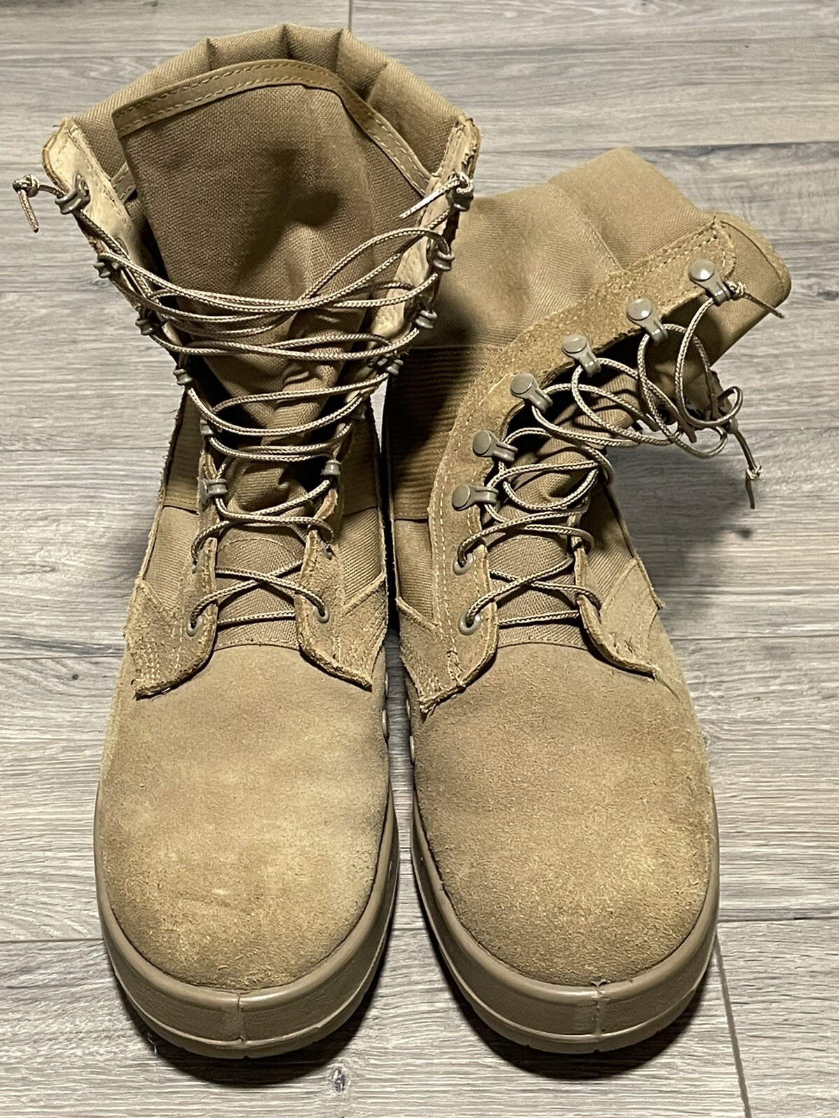 McRae Army Combat Boots Hot Weather Size 13R Suede Ta… Gem