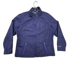 Free Country Jacket Womens XL Full Zip Stretch Fleece Lined Outdoor RN#82608