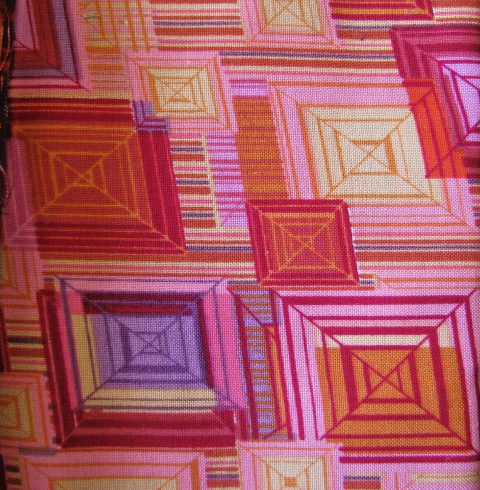 Tela de algodón de 4,25 yardas Rosas Maywood Studio, Metro Bemartex, ladrillo rojo Foto 3 de 4