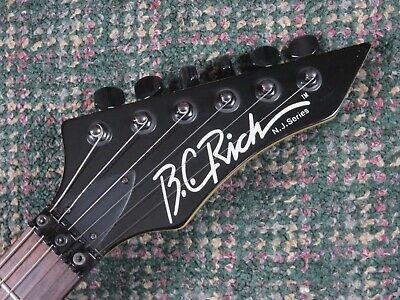 1990s B.C. Rich Japan N.J. Series Mockingbird Trans Red! w 1990s B.C. Rich Japan N.J. Series Mockingbird Trans Red! w