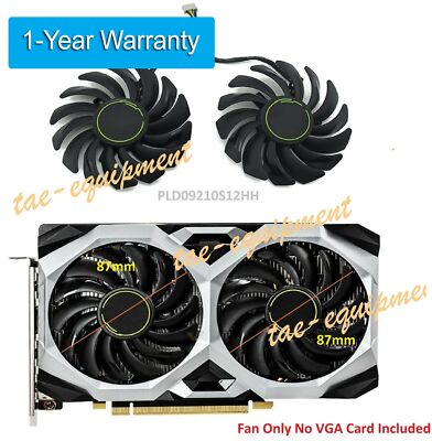 PLD09210S12HH Cooling Fan For MSI GeForce GTX 1660 SUPER Ti VENTUS XS Card GPU