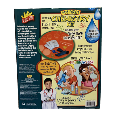 My First Chemistry Kit Educational Make-It-Yourself Kit Scientific