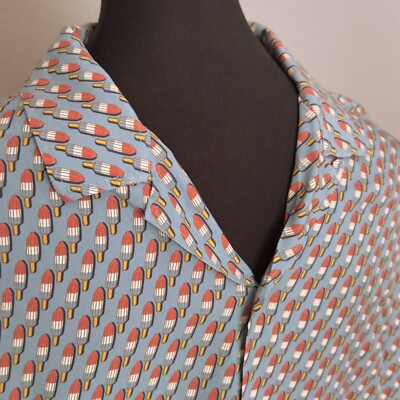 BRAVA FABRICS EIS ICE GELATO SOMMERSHIRT HEMD HAWAIIHEMD VISCOSE ALOHA L NEU