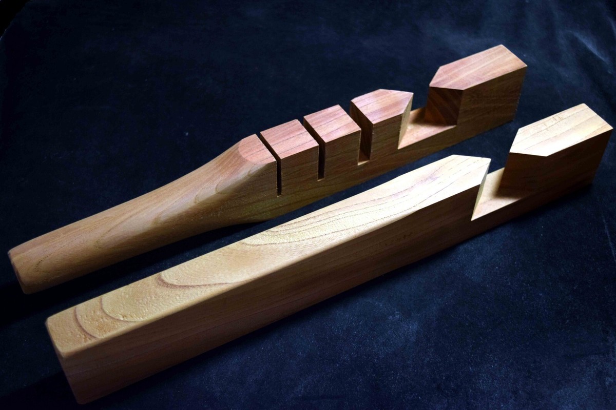 Japanese Zelkova Curved Blade Fixer *Kojibo* 2 types / 1