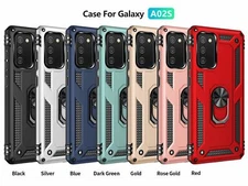 For Samsung Galaxy A02s Case Phone Cover Shockproof + Tempered Glass Protector