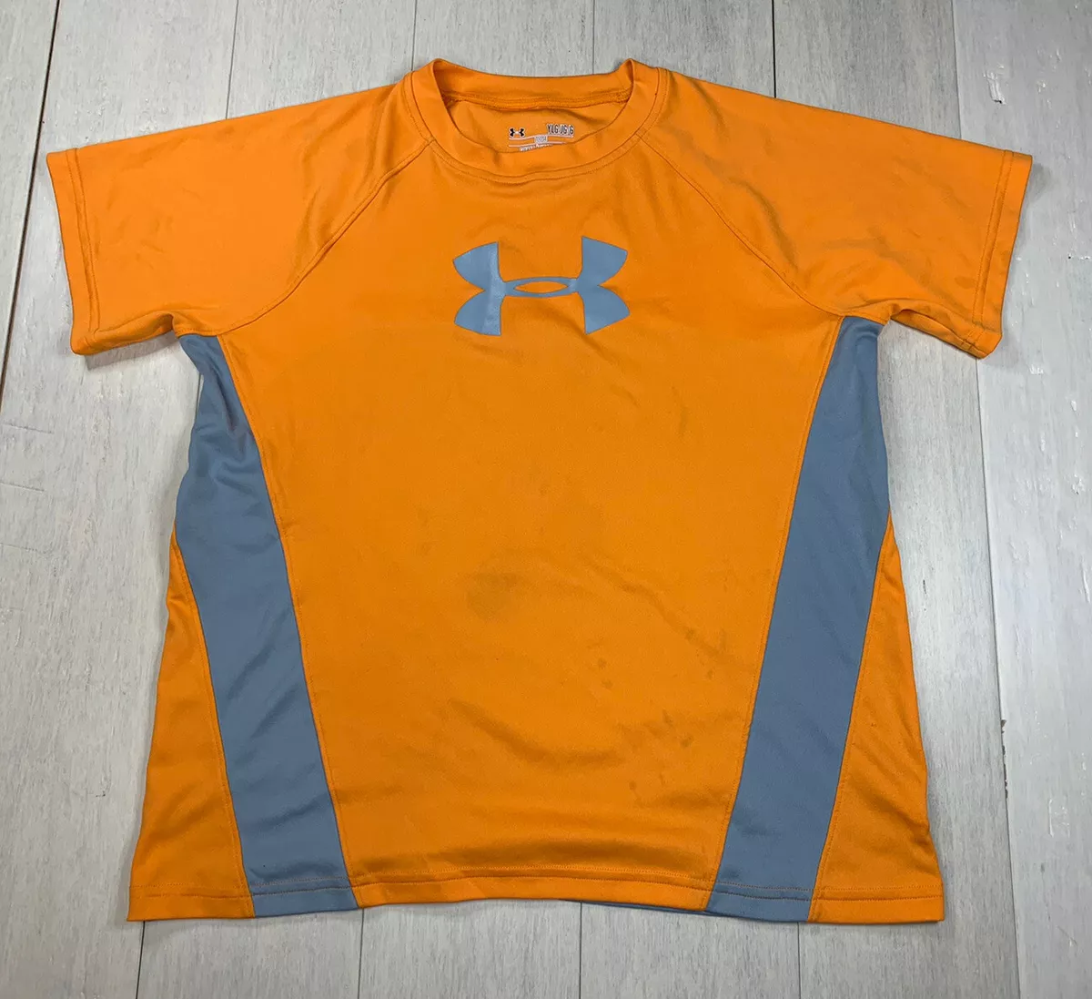 Orange under armour shirt youth cheap