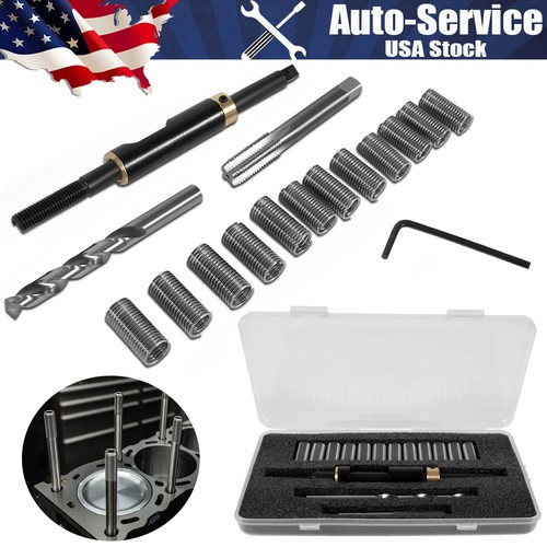 Universal Head Bolt Thread Repair Kit 35119S for Honda Toyota Cadillac M11X1.5 eBay