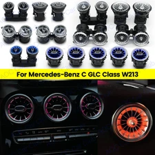 Car Air Outlet Vents For Mercedes-Benz C GLC Class W213 Ambient Light