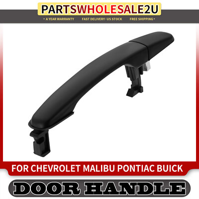 Front Passenger / Rear Black Exterior Door Handle for Chevrolet Malibu Pontiac