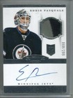 Eddie Pasquale 13/14 Panini Dominion Autograph Game Jersey Patch Rookie #068/299