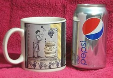 Sakura "Wine Cellar" Stoneware Coffee Mug! French La Tonnellerie Art Theme!