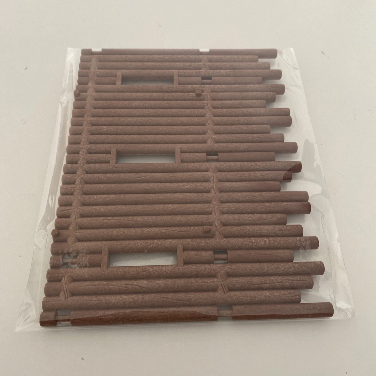 Vintage Playmobil Fort Bravo 3773 Part Log Wall Long Section