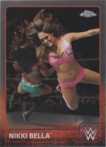 Nikki Bella 2017 Topps WWE Authentic Kiss Card Auto Autograph SSP
