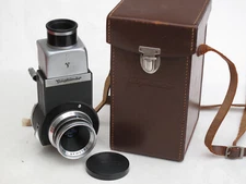 RARE Voigtlander prominent 100mm f:5.5 Telomar reflex, case,  US SELLER "LQQK"