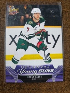 2023-24 Brock Faber Upper Deck Young Guns Canvas #C101 Minnesota Wild