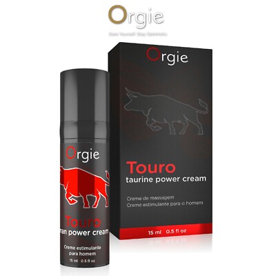 Orgies Touro Erection Enhancer Cream Taurine 15ml Cream Improves Erection Increases