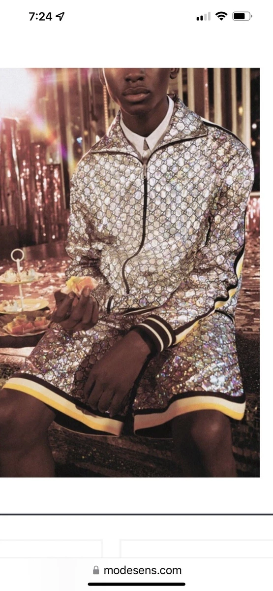 Holographic gucci tracksuit on sale