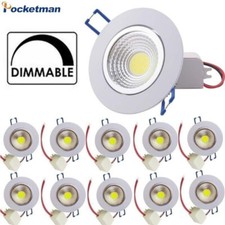 10Pack COB Ceiling Light 12W Dimmable Led Recessed Ceiling Light Spot Lamp US