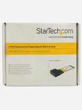 StarTech 2 Port ExpressCard SuperSpeed USB 3.0 Card Adapter with UASP Support