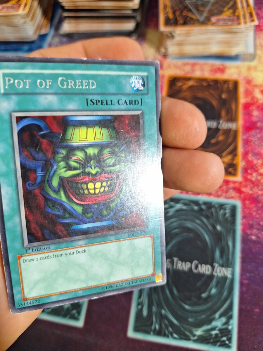 Yu-Gi-Oh! Pot of Greed MRL-E129 Rare 1st Edition Lightly