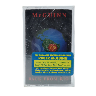 MC Roger McGuinn - Back From Rio Kassette Album US Tape #2 Arista 1991 - NEU OVP