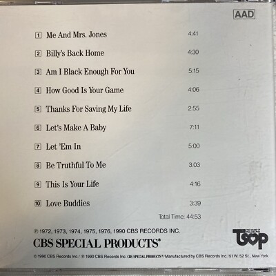 Best Of Billy Paul CD 1990 Me And Mrs Jones EXC ! - 7XB | eBay
