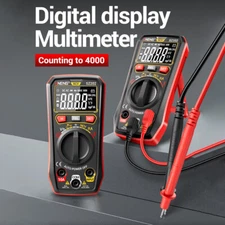 ANENG Digital Multimeter 4000 Count AC DC Voltmeter Ammeter Ohm Amp Test Meter