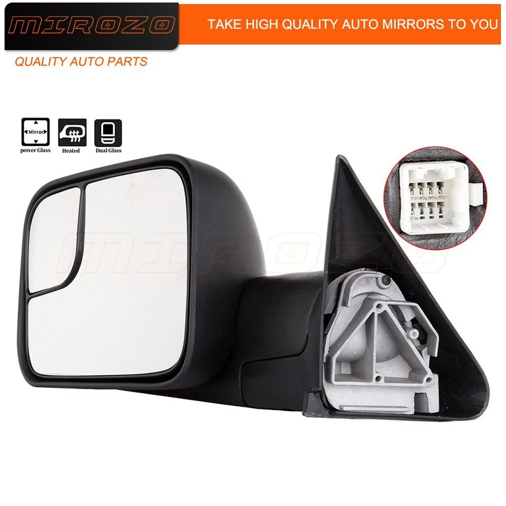 Left Driver Tow Mirror For 2002-2008 Dodge Ram 1500 2003-2009 2500 Power Heated