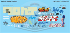 Railroad Graffiti O 1:48 Scale Waterslide Decal Set