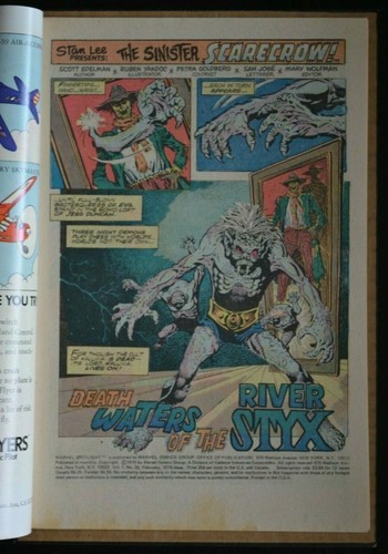 MARVEL SPOTLIGHT #26: MUY FINO/CASI NUEVO: FEBRERO DE 1976: MARVEL COMICS. - Imagen 2 de 8